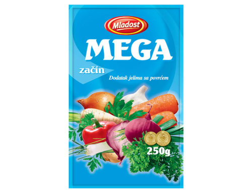 Mega začin – dodatak jelu sa povrćem, kesica 250g